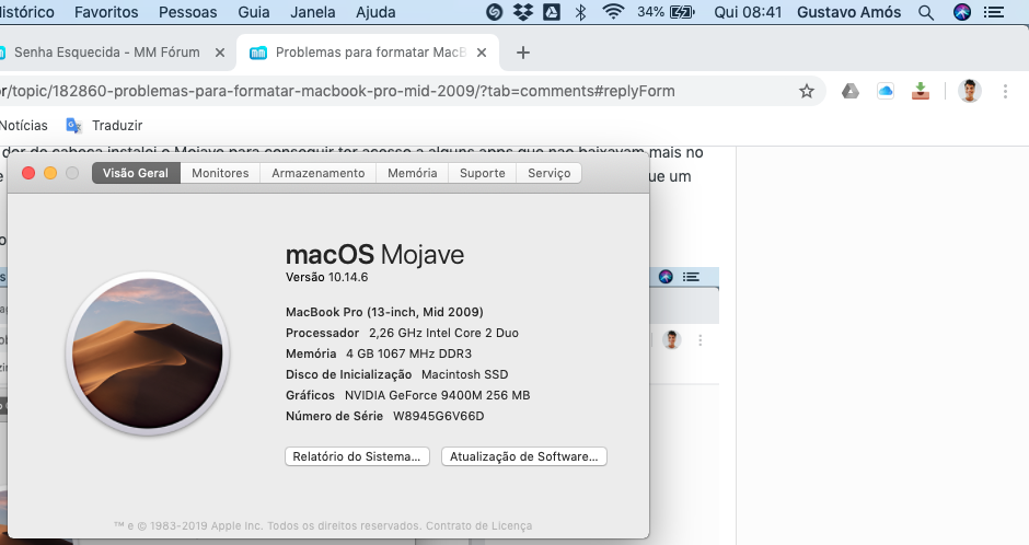 Ajuda em Acesso Total ao Disco. - macOS - MM Fórum