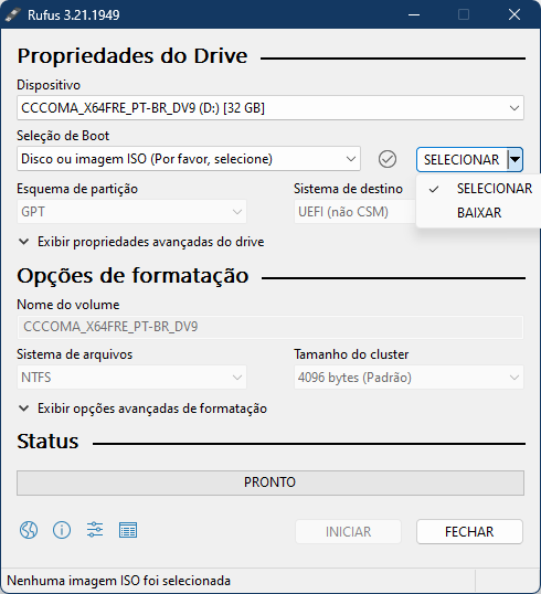 Download do arquivo ISO do Windows 11 para instalar em seu PC