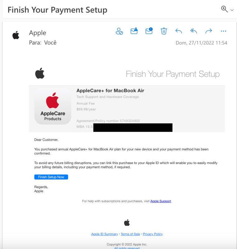 Cartão cancelado e mudei para um nov… - Comunidade da Apple
